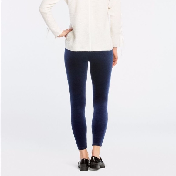Spanx Blue Velvet Leggings 